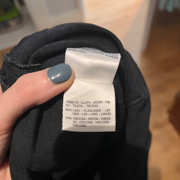 Marella linen black dress size 4 - Picture 6 of 7